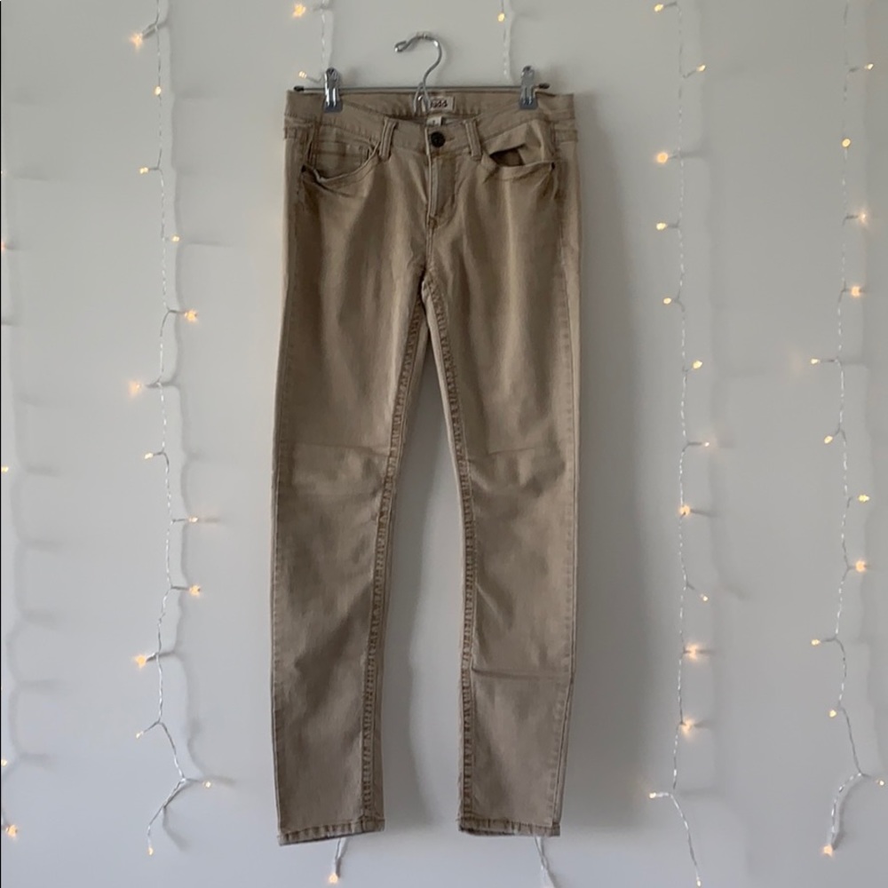 Khaki Skinny Jeans